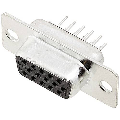 encitech HDD-15-FTBS 2103-0300-11 D-SUB Buchsenleiste 180 ° Polzahl: 15 Lötpins 1 St. Tray