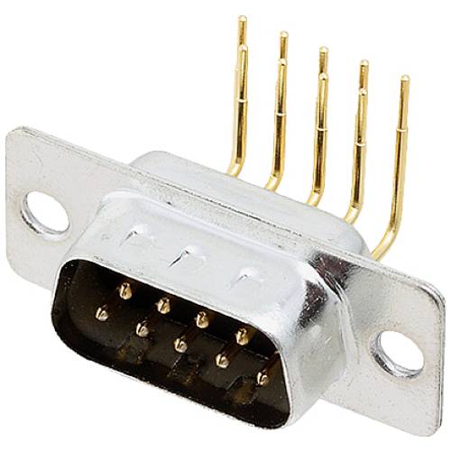 Thumbnail - encitech DD09-M-T-B-M-RBM 2103-2200-01 D-SUB Stiftleiste 90 ° Polzahl: 9 Lötpins 1 St. Tray