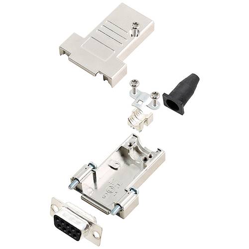 encitech DTSL09-SJSRG-T-DBS-K 6355-0086-11 D-SUB Buchsenleisten-Set 180 ° Polzahl: 9 Lötkelch 1 St.