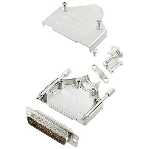 encitech MHDM-25-HDP44-W-K 6355-8059-03 D-SUB Stiftleisten-Set 180 ° Polzahl: 44 Lötkelch 1 St.