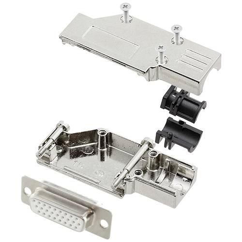 Thumbnail - encitech DCMR15-FK-HDS26-W-K 6355-8066-12 D-SUB Buchsenleisten-Set 90 ° Polzahl: 26 Lötkelch 1 St.