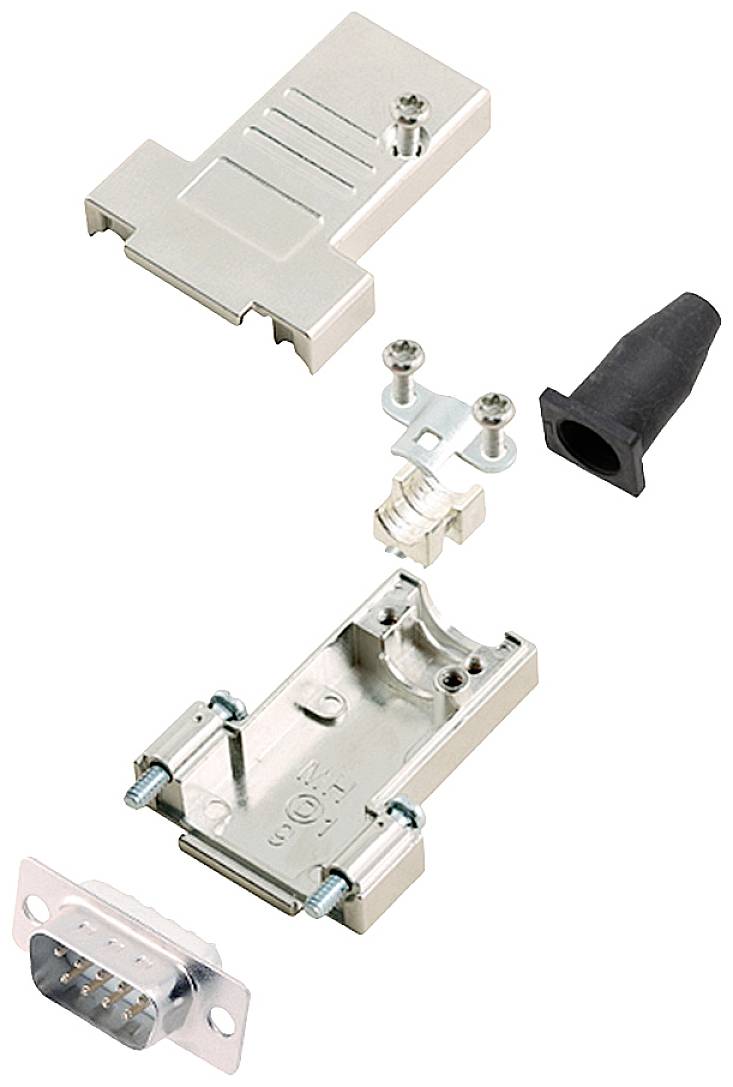 encitech DTSL09-SJSRG-T-DBP-W-K 6355-8086-01 D-SUB Stiftleisten-Set 180 ° Polzahl: 9 Lötkelch 1 St.