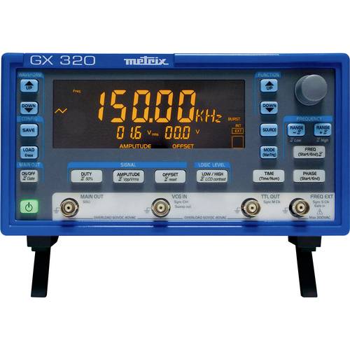 Thumbnail - Metrix GX 320 Funktionsgenerator netzbetrieben 0.001 Hz - 20 MHz Dreieck, Rechteck, Sinus