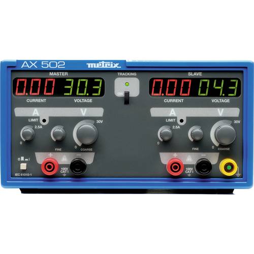 Metrix AX 502 Labornetzgerät, einstellbar 0 - 30 V/DC 0 - 2.5 A Anzahl Ausgänge 2 x