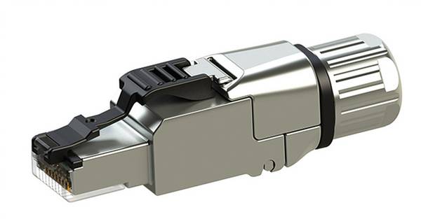 Telegärtner 100023089 RJ45-Steckverbinder CAT 8.1 100023089 Stecker Polzahl Sensoren 8P8C Metall 1 St.