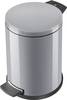 Hailo Tretabfalleimer Solid M 0514-079 12l silber