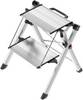 Hailo MK80 ComfortLine 4310-100 Aluminium Klapptritt klappbar Arbeitshöhe (max.): 2.4 m Silber, Schwarz 3.6 kg