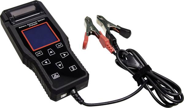 Helvi T10 Batterieüberwachung, Kfz-Batterietester, Systemanalysegerät Inkl. Drucker, Ladeüberwachung 10.5 cm x 28.5 cm x 32 cm