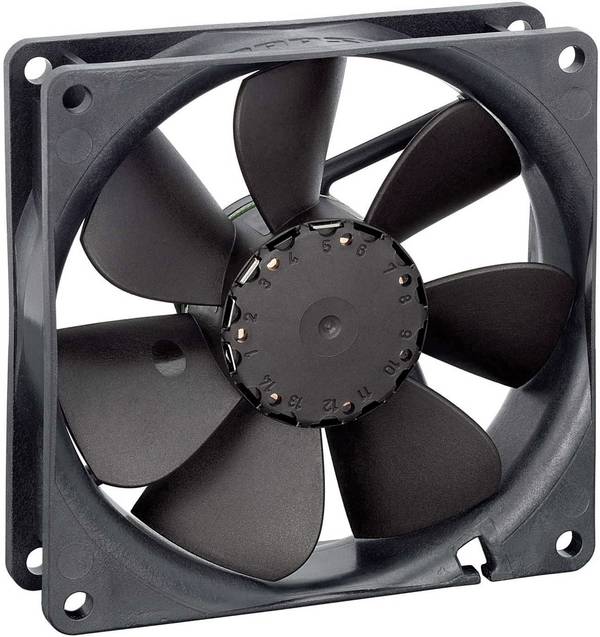 EBM Papst 3412 N/2 GLLE-453 Axiallüfter 12 V/DC 33 m³/h (L x B x H) 25.4 x 92 x 92 mm