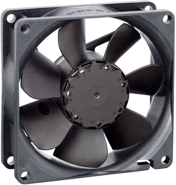 EBM Papst 8414NGH Axiallüfter 24 V/DC 64 m³/h (L x B x H) 80 x 80 x 25.4 mm