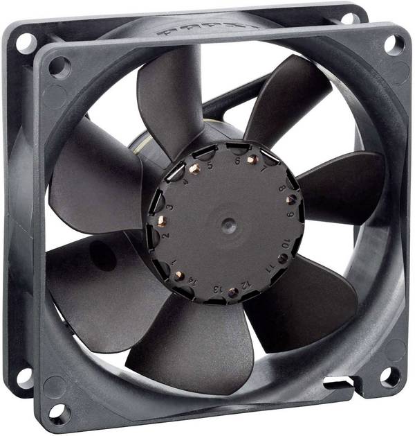 EBM Papst 8414N Axiallüfter 24 V/DC 65 m³/h (L x B x H) 80 x 80 x 25.4 mm