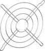 EBM Papst LZ 20 Lüftergitter (B x H) 153.5 mm x 153.5 mm