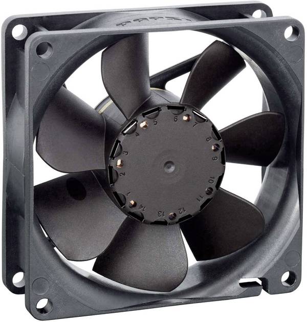 EBM Papst 8414 NG Axiallüfter 24 V/DC 65 m³/h (L x B x H) 80 x 80 x 25.4 mm