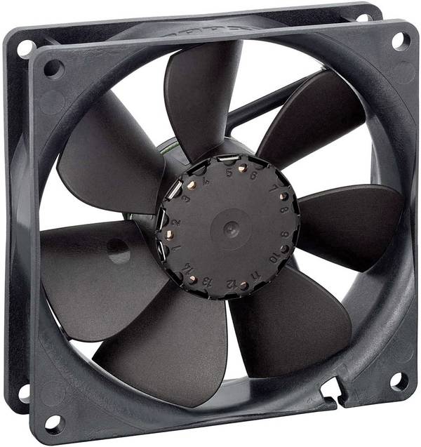 EBM Papst 3414NGH Axiallüfter 24 V/DC 91 m³/h (L x B x H) 92 x 92 x 25.4 mm