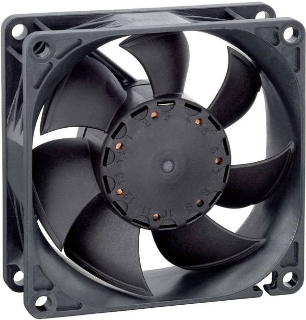EBM Papst 8452/2L Axiallüfter 24 V/DC 30 m³/h (L x B x H) 80 x 80 x 25 mm