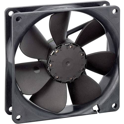 Thumbnail - EBM Papst 3414 N Axiallüfter 24 V/DC 82 m³/h (L x B x H) 92 x 92 x 25.4 mm