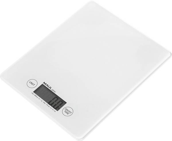 Briefwaage MAULgloss 5kg 1g-Teilung weiß - Artikel: 162105601