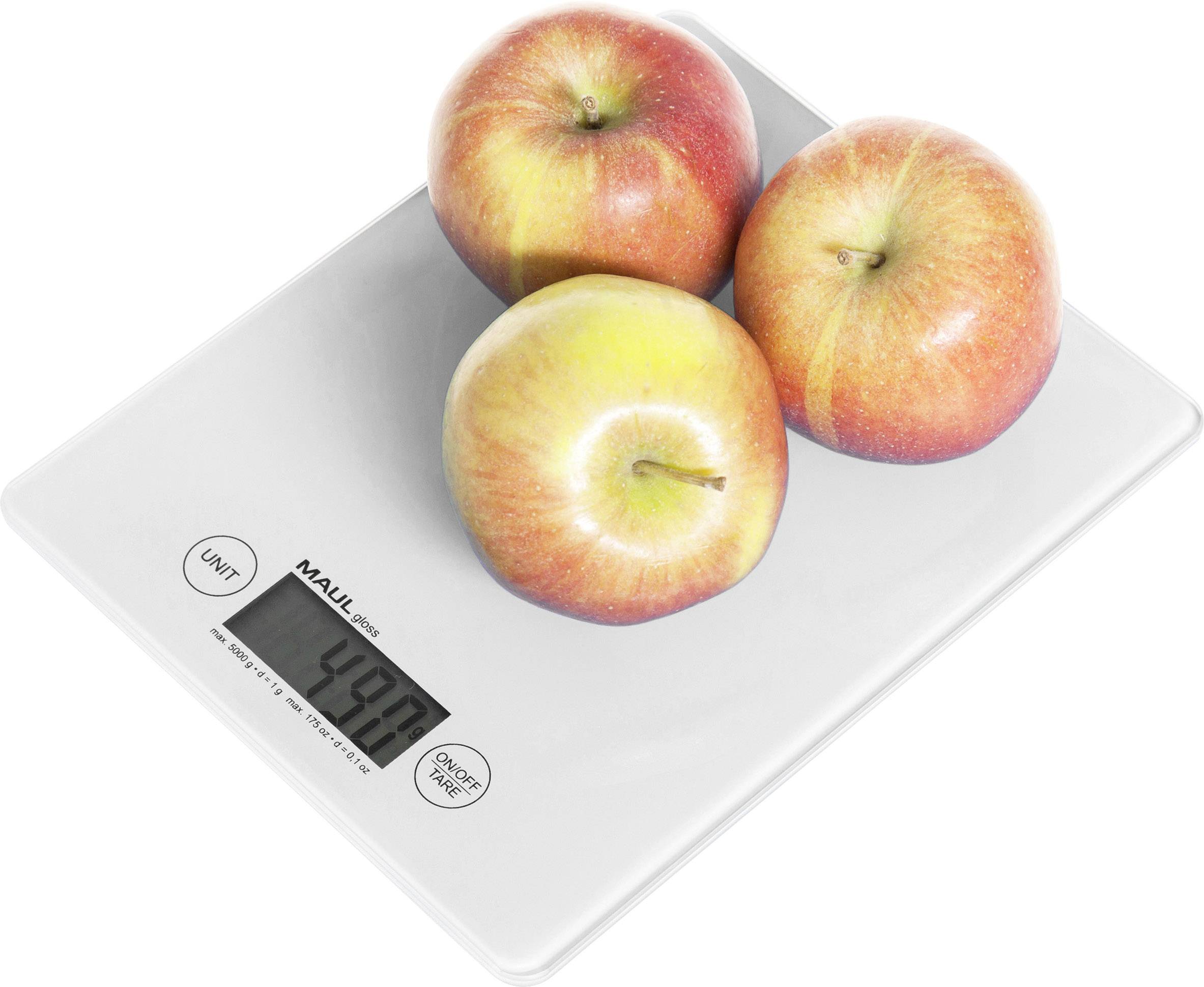 Briefwaage MAULgloss 5kg 1g-Teilung weiß - Artikel: 162105601-5