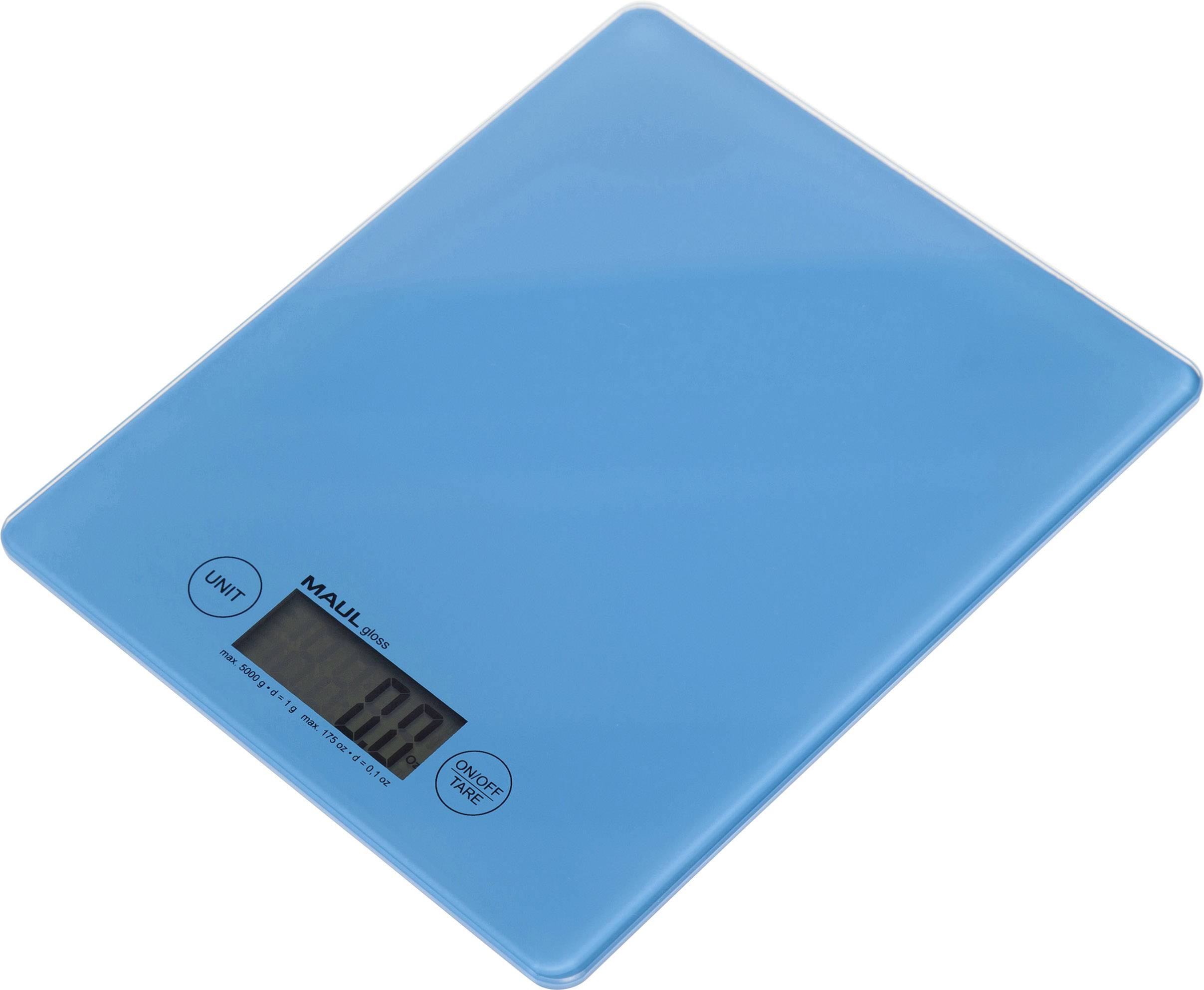 Maul 1666034 Briefwaage 1666034 Wägebereich (max.) 5000 g Ablesbarkeit 1 g batteriebetrieben Hellblau-0