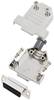 TRU COMPONENTS TCDTNT15MDBSK 7708432 D-SUB Buchsenleisten-Set 180 ° Polzahl: 15 Lötkelch 1 St.