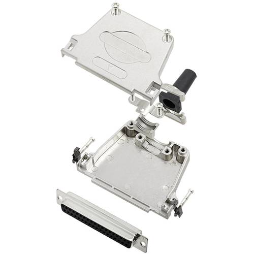 TRU COMPONENTS TCDTZF37DMSK 7708556 D-SUB Buchsenleisten-Set 180 ° Polzahl: 37 Lötkelch 1 St.