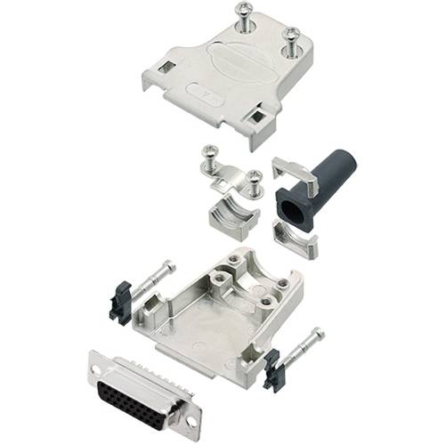 TRU COMPONENTS TCDTZF15HDS26K 7708588 D-SUB Buchsenleisten-Set 180 ° Polzahl: 26 Lötkelch 1 St.