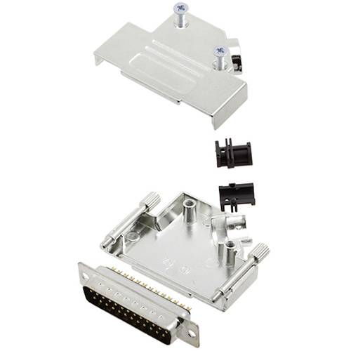 Thumbnail - TRU COMPONENTS TCD45ZK25DBPK 7708620 D-SUB Stiftleisten-Set 45 ° Polzahl: 25 Lötkelch 1 St.