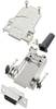 TRU COMPONENTS TCDTZF09DBSK 7708692 D-SUB Buchsenleisten-Set 180 ° Polzahl: 9 Lötkelch 1 St.