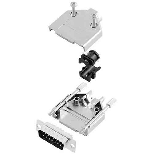 Thumbnail - TRU COMPONENTS TCDTPKM15DBPK 7708812 D-SUB Stiftleisten-Set 180 ° Polzahl: 15 Lötkelch 1 St.
