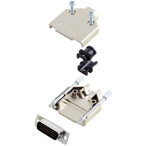 TRU COMPONENTS TCDTPKM15HDP26K 7708820-SR D-SUB Stiftleisten-Set 180 ° Polzahl: 26 Lötkelch 1 St.