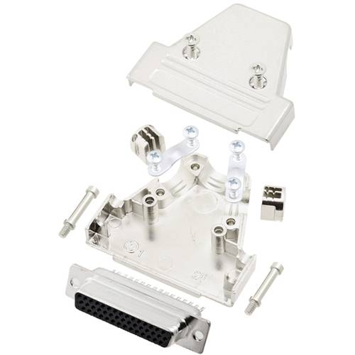 TRU COMPONENTS TCTRIM25HDS44K 7708932 D-SUB Buchsenleisten-Set 180 ° Polzahl: 44 Lötkelch 1 St.