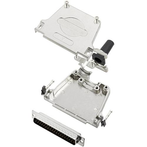 TRU COMPONENTS TCDTZF37DMPK 7709224 D-SUB Stiftleisten-Set 180 ° Polzahl: 37 Lötkelch 1 St.