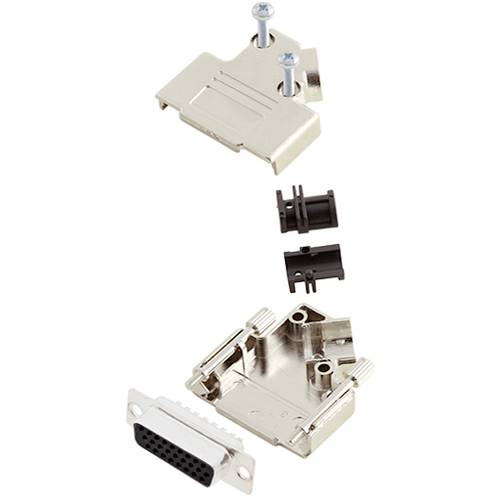 Thumbnail - TRU COMPONENTS TCD45PKM15HDS26K 7709264 D-SUB Buchsenleisten-Set 45 ° Polzahl: 26 Lötkelch 1 St.