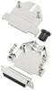 TRU COMPONENTS TCDTNT25MDBSK 7709472 D-SUB Buchsenleisten-Set 180 ° Polzahl: 25 Lötkelch 1 St.