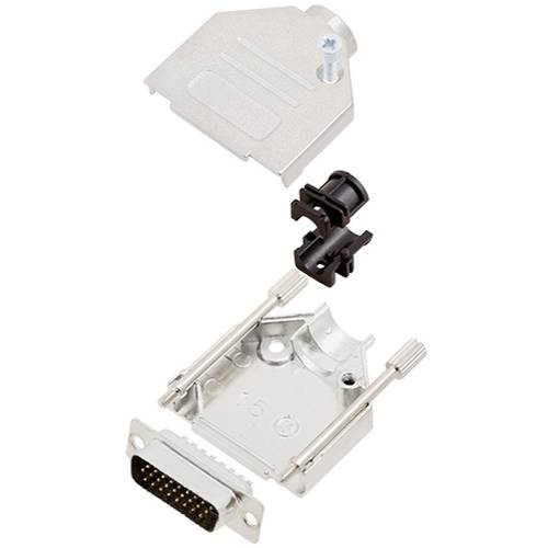 TRU COMPONENTS TCDTZK15HDP26K 7709476 D-SUB Stiftleisten-Set 180 ° Polzahl: 26 Lötkelch 1 St.