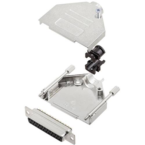 TRU COMPONENTS TCDTZK25DBSK 7709760 D-SUB Buchsenleisten-Set 180 ° Polzahl: 25 Lötkelch 1 St.