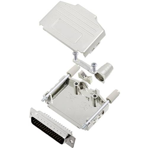 TRU COMPONENTS TCDPPK25MHDP44K 7709892 D-SUB Stiftleisten-Set 180 ° Polzahl: 44 Lötkelch 1 St.