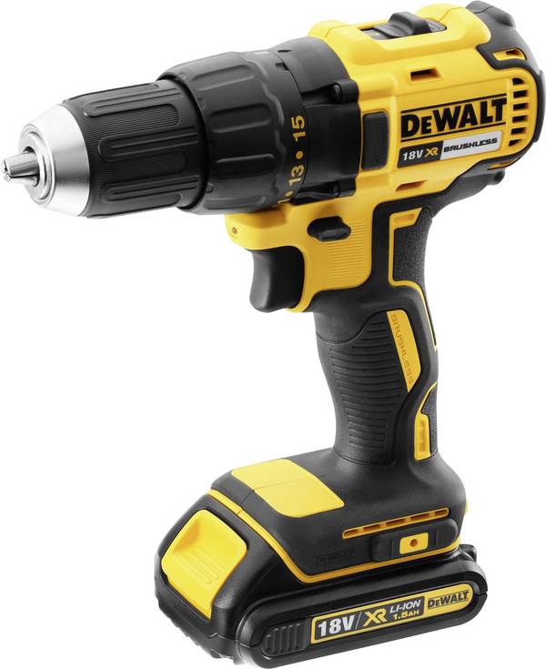 DEWALT DCD777S2T DCD777S2T-QW Akku-Bohrschrauber  18 V 1.5 Ah  inkl. 2. Akku, inkl. Koffer