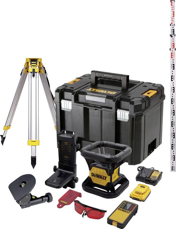 DEWALT DCE074D1R Rotationslaser  inkl. Laserempfänger Reichweite (max.): 457 m