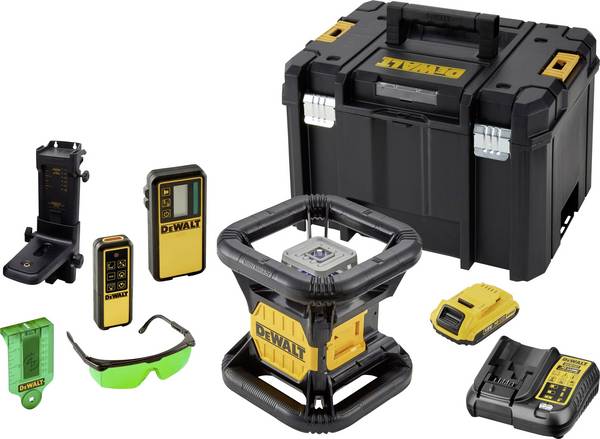 DEWALT DCE079D1G Rotationslaser  inkl. Laserempfänger Reichweite (max.): 600 m