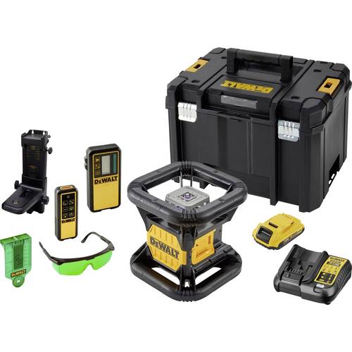 Thumbnail - DEWALT DCE079D1G Rotationslaser kalibriert (ISO) inkl. Laserempfänger Reichweite (max.): 600 m