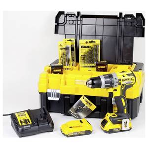 Dewalt Dck796d2t Dck796d2t Qw Akku Schlagbohrschrauber 18 V 2 0 Ah Li Ion Mit Zubehor Kaufen