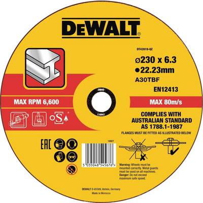 DEWALT DT43919-QZ DT43919 Schruppscheibe Durchmesser 230 mm Metall 1 St.-0