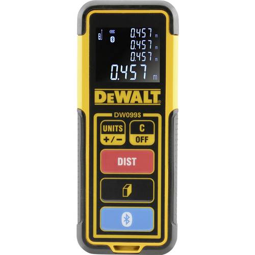DEWALT DW099S Laser-Entfernungsmesser kalibriert (ISO) 30 m