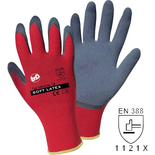 Thumbnail - Leipold Doehle Soft Latex 14910-8 Polyester Arbeitshandschuh Größe (Handschuhe): 8 EN 388:2016 CAT II 1 St.
