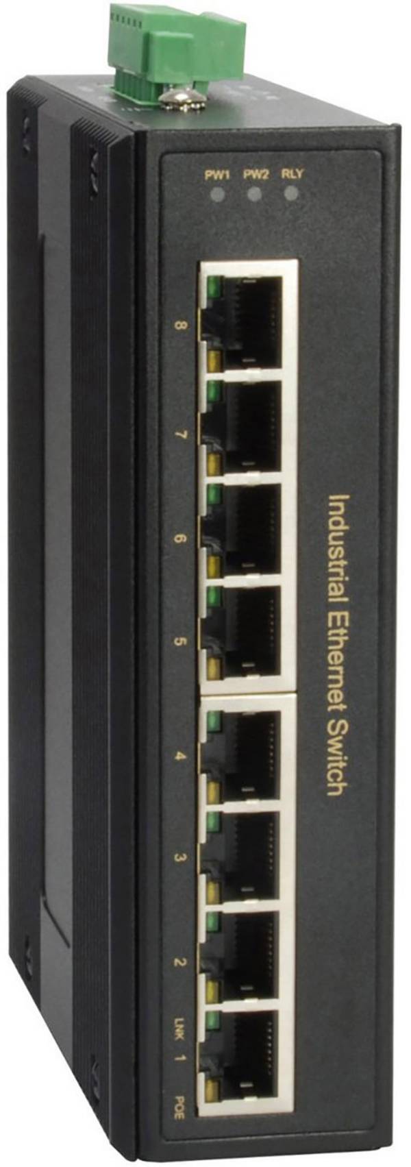 LevelOne 55051607 IGP-0802 Industrie Switch Netzwerk Switch  1 GBit/s PoE-Funktion