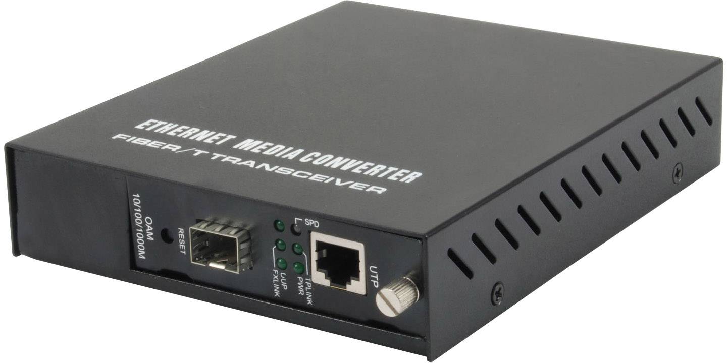 LevelOne GVM-1000 - Medienkonverter - 100Mb LAN - 10Base-T, 100Base-TX, 1000Base-0