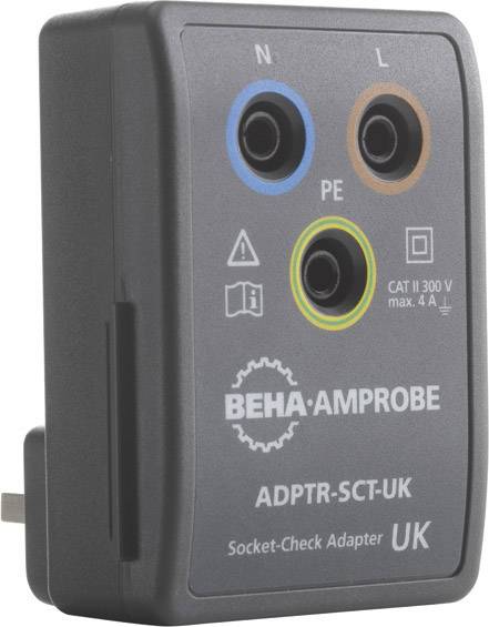 BEHA Adapterstecker Beha Amprobe ADPTR-SCT-UK ADPTR-SCT-UK Steckdosenprüfadapter, 4854820