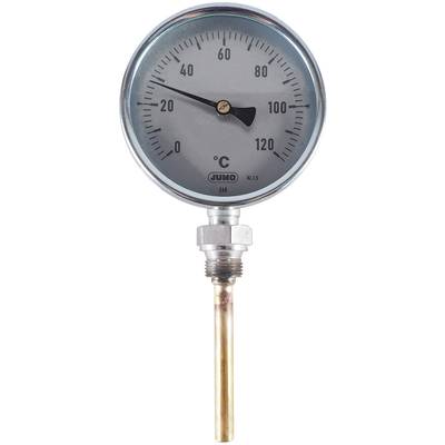 Ein rundes Analogthermometer zeigt eine Temperaturanzeige von 60 Grad Celsius an. Es ist zur Temperaturmessung in verschiedenen Anwendungen geeignet.