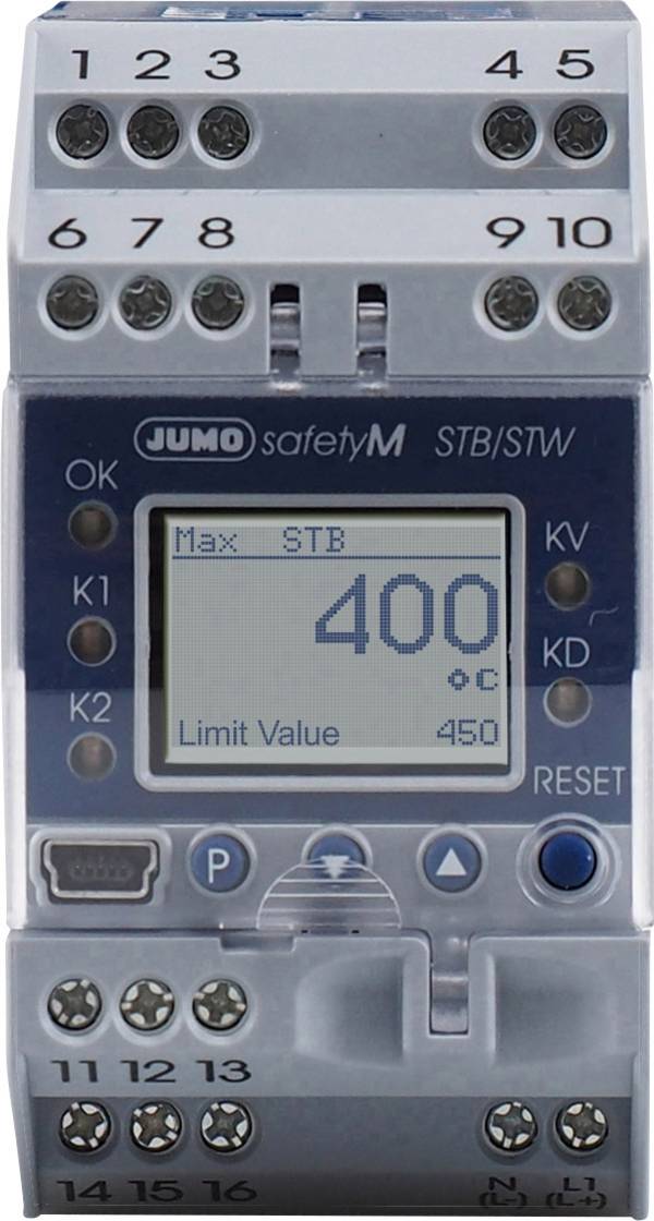 Jumo 548736 Temperaturbegrenzer Pt100 Analog Strom